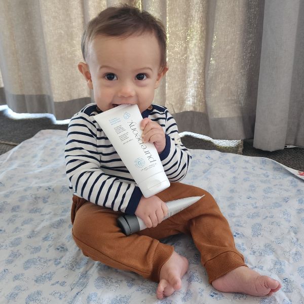 beautiful boy with natural eczema creams customer photo