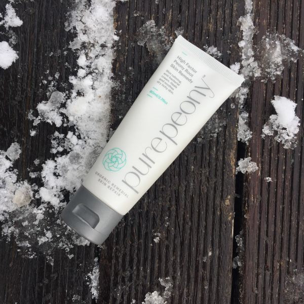 high factor cream on frost/winter deck