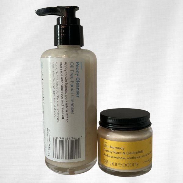 rosacea relief duo cleanser and calendula jar