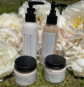 Day and Night Bundle with Peony Cleanser and Lotion