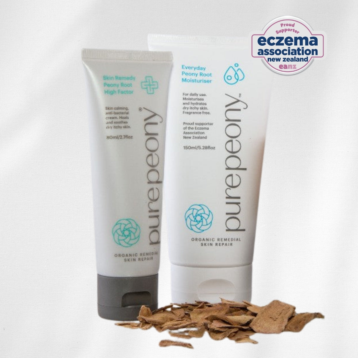 Maintain and treat damaged skin with peony products approved by eczema association