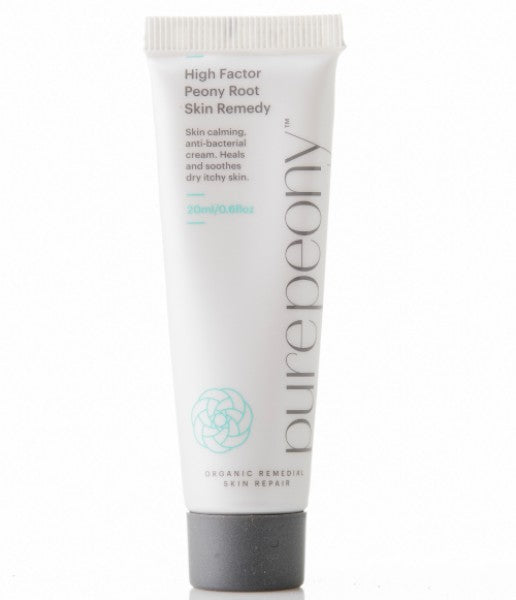 High Factor Peony Root Skin Cream for Eczema Relief  Pure Peony natural cream that soothes and helps skin heal made in NZ in a sugarcane tube