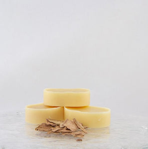 Hair conditioner bar 3 pack - Pure Peony. Perfect for scalp psoriasis. Organic peony root, all natural, plain wrapped together in ecofriendly packaging